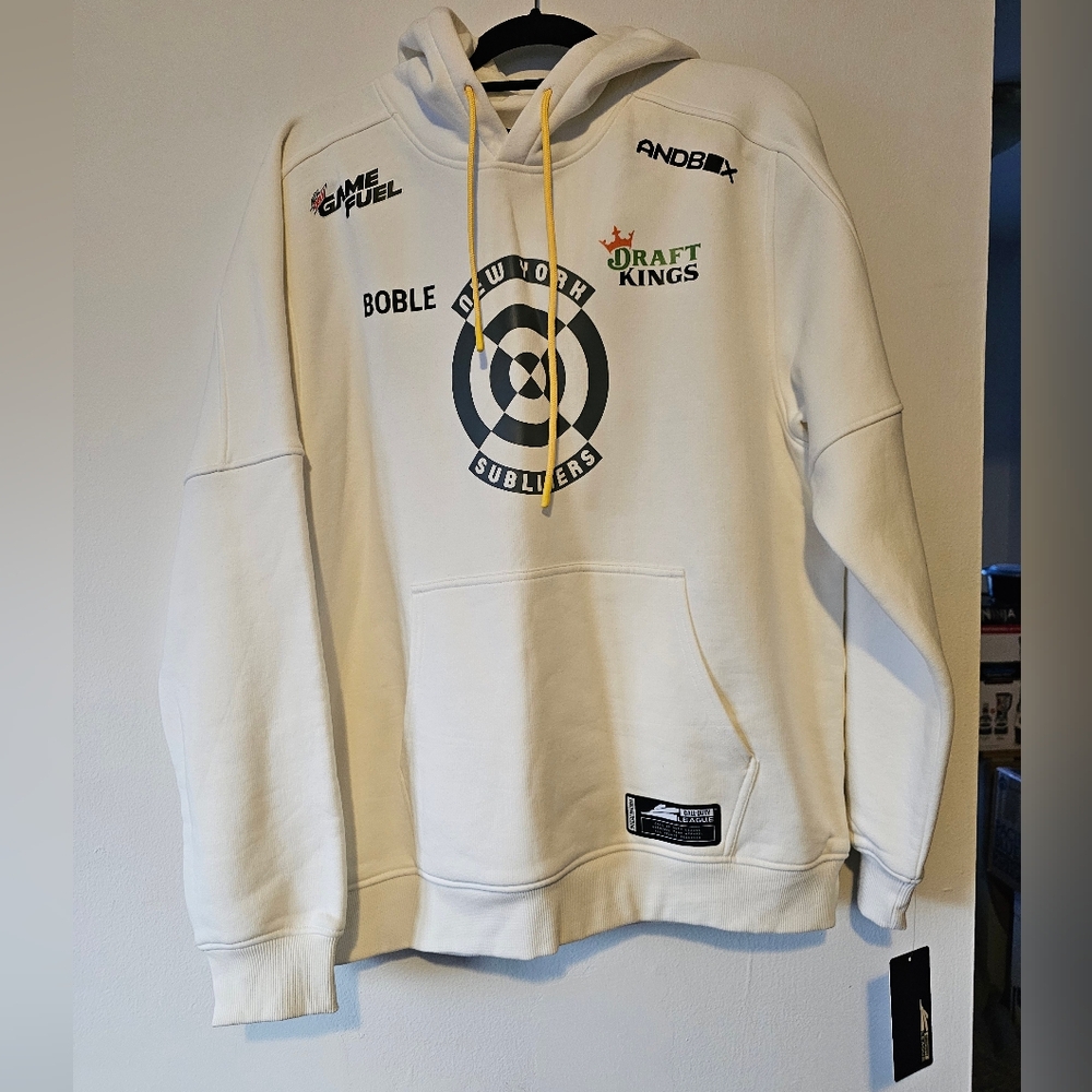 NWT White Subliners ActivisionHoodie with Graphic Design And Boble Customization